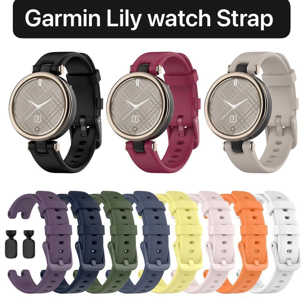 Cinturino In Silicone Morbido Compatibile Con Cinturino Di Ricambio Da Donna Garmin Lily Per Cinturino Garmin Lily Smart Sports