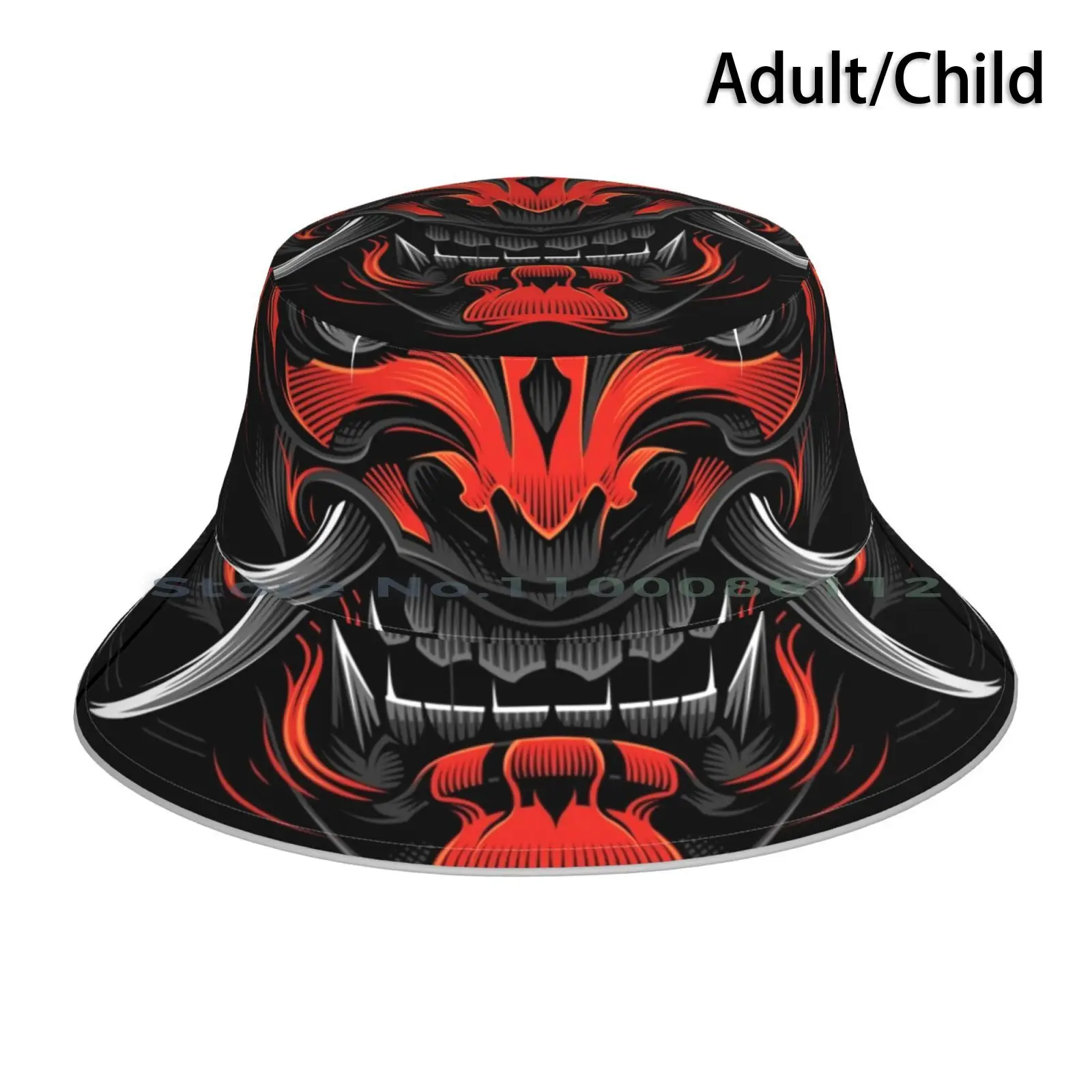 Oni Maul Cappello A Secchiello Cappello Da Sole Giappone Arte Giappone Tatuaggio Hannya Art Hannya Tattoo Oni Mask Oni Tattoo Darth Maul Oni Darth Mau