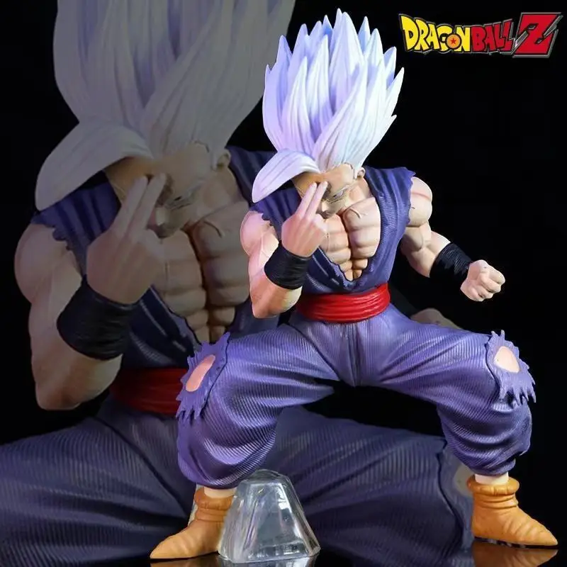 20Cm Dragon Ball Gohan Beast White Hair Son Gohan Figurine Pvc Action Figures Statue Collection Model Toys Gift Anime Figure