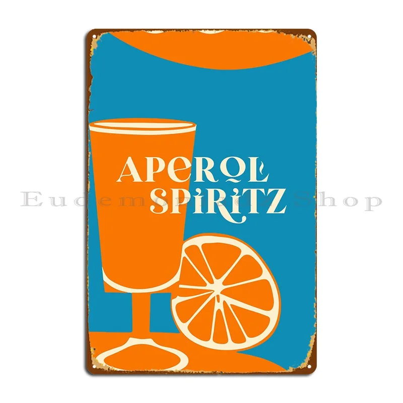 Aperol Spiritz Poster Insegne In Metallo Poster Da Garage Targhe Murali Personalizzate Targhe In Latta Poster