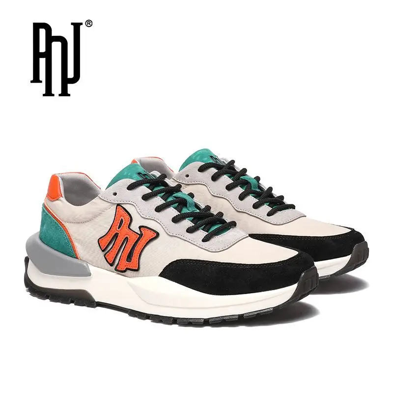 Scarpe Da Corsa Pnj Scarpe Da Corsa Ammortizzanti Di Tendenza Retrò Scarpe Casual Comode Resistenti All'Usura Antiscivolo Scarpe Sportive
