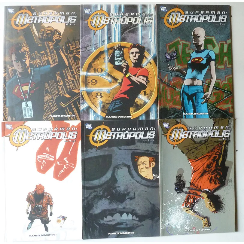 Superman Metropolis Collezione Completa #1 A 6, Dc Comics, Ed. Planet-2006, 1ª Ed. Spagnolo, Autore Daniel Zezezelij