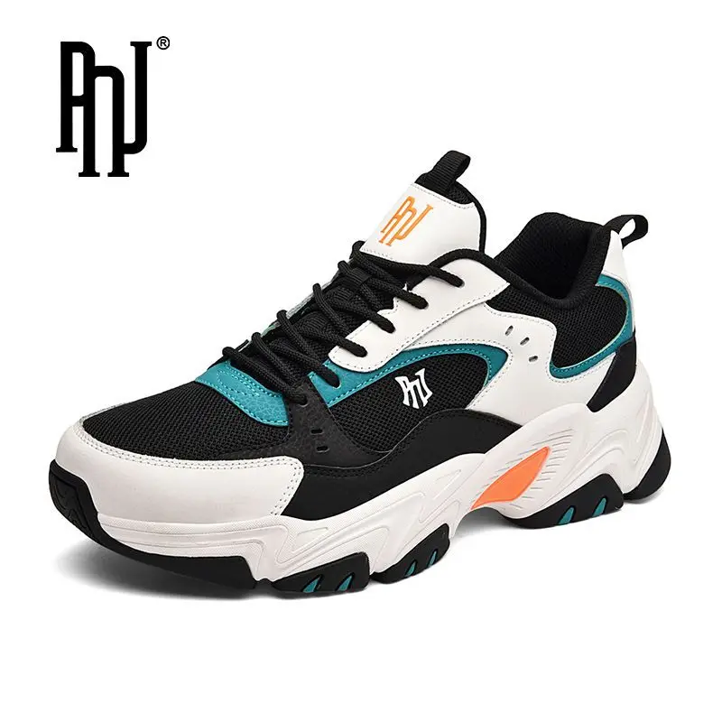 Pnj Primavera Nuove Scarpe Casual Scarpe Da Uomo Mesh Sneakers Traspiranti Scarpe Da Papà Da Uomo Scarpe Da Corsa Joker.