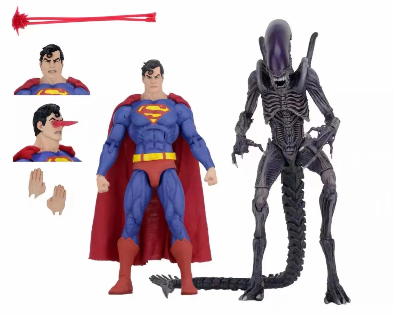 New Dc Dark Horse Comics Classic Legend Justice League Superman Vs Alien Pvc Action Figure Model Giocattoli Per Regali Per Bambini