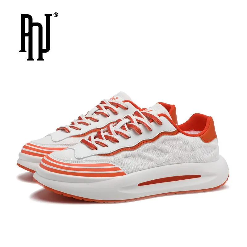 Pnj Scarpe Da Uomo Estate Nuova Maglia Scarpe Casual Traspiranti Tendenza Versatile, Scarpe Da Corsa Leggere Sneakers