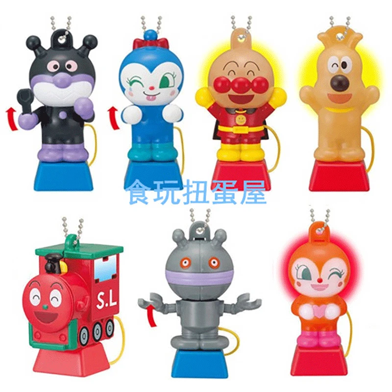 Bandai Bread Superman Socket Incandescente Red Dragonfly Cheese Dog Pendant Charm Capsule Action Figure Model Toys