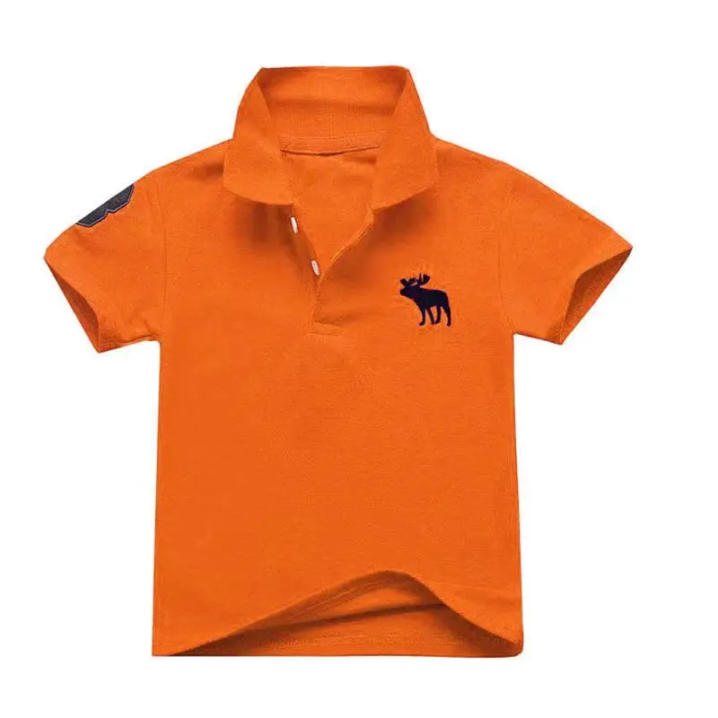 Bambini Ragazzi Polo Collo T-Shirt Estate Manica Corta Top Medio E Ragazzini Camicia Mezza Manica T-Shirt Bambino Superman Capispalla Top