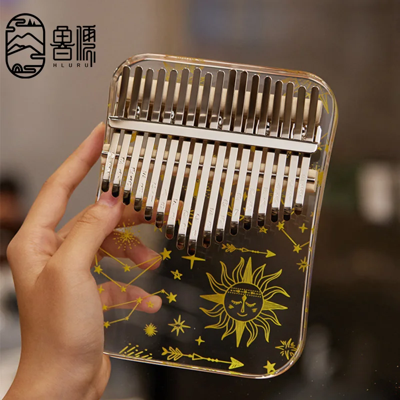 Hluru Professional Kalimba 17 21 Key Thumb Piano Acrilico 17 21 Key Kalimba Thumb Piano Keyboard Strumento Musicale