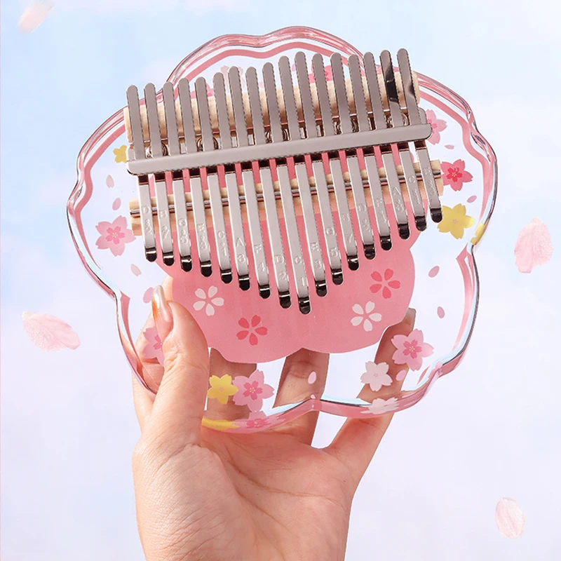 Hluru Kalimba 17 21 Key Professional Thumb Piano 17 21 Key Kalimba Mold Keyboard Strumento Musicale Acrilico Thumb Piano