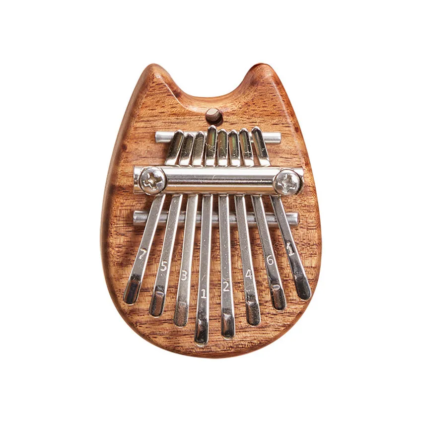 Principiante Kalimba 8 Tasti Pollice Pianoforte 1 Confezione Totoro Stile Carino Strumento Portatile Squisito Regalo Set Bambini Instrumentos Musicale