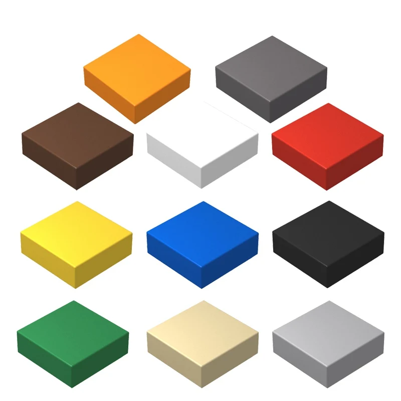 Moc 3070 Accessori 1X1 Light Panel 20 Pz/Set Flat Tile Assemblare Parti Building Blocks Regali Per Bambini Giocattoli Educativi Accessorio