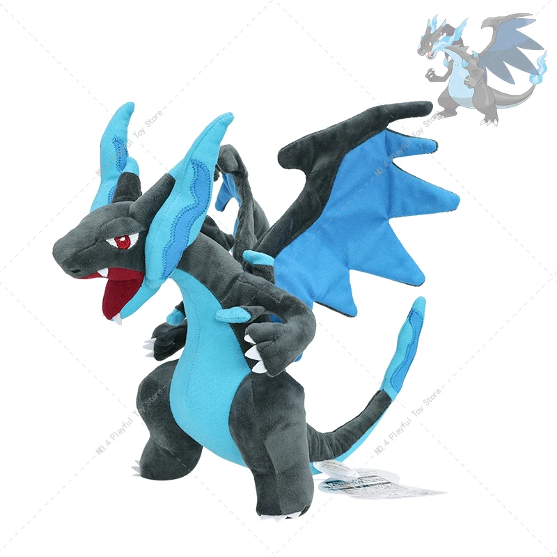 Pokemon Peluche Blu Charizard Mega Charizard X Bambola Peluche Peluche Regalo Di Compleanno