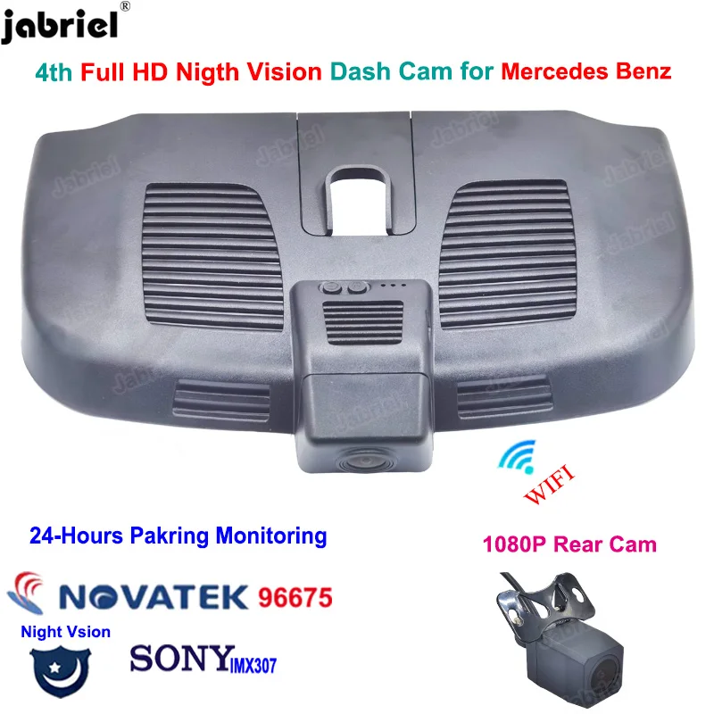 Per Mercedes Benz Classe V Marco Polo V300D V200D V220D V250 V250D W447 Metris Eqv Marco Polo 2014-2021 Wifi Car Dvr Dash Camera