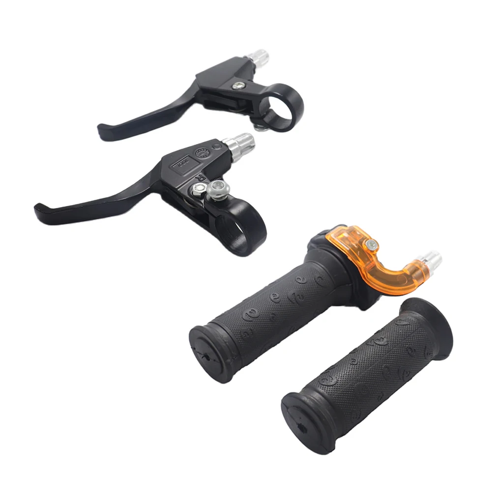 Manopole Dell'Acceleratore Twist Da 22Mm Set Di Leve Del Freno Per 2 Tempi 47Cc 49Cc Mini Moto Dirt Cross Pocket Bike Atv Mini Moto Moto Cross