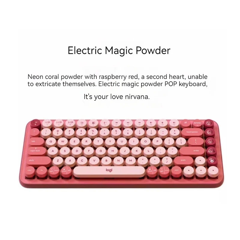 Logitech Official Flagship Store Pop Keys Tastiera Meccanica Wireless Bluetooth Girl Cute High Beauty Laptop Tablet Mac