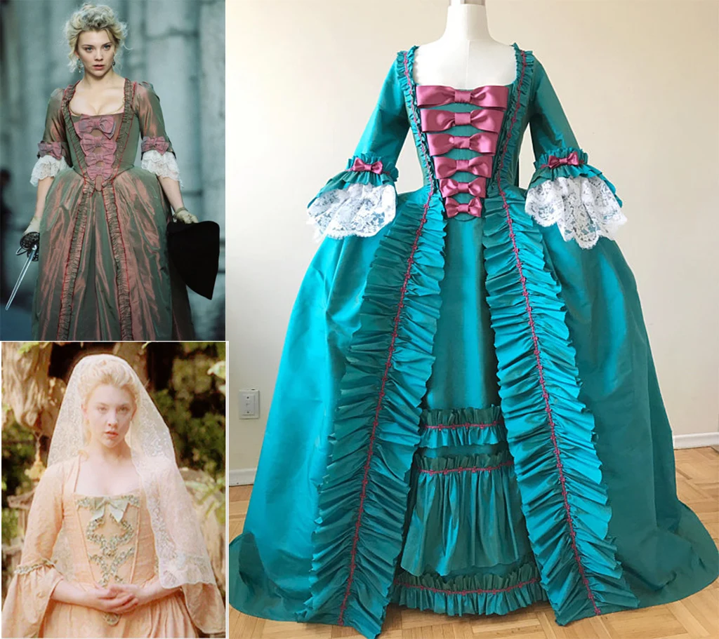 Film Casanova Victoria Costume Cosplay Victoria In Casanova Blue Dress Donna Rococò Vittoriano Ball Gown Duchesse Princess Dresses