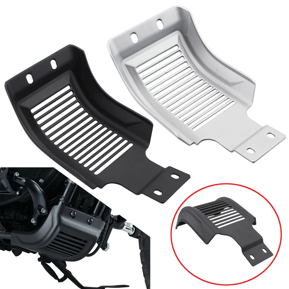 Moto Mento Carenatura Spoiler Copertura Motore Skid Plate Chassis Guard Protector Alluminio Per Harley Sportster 883 1200 48 72 Xr