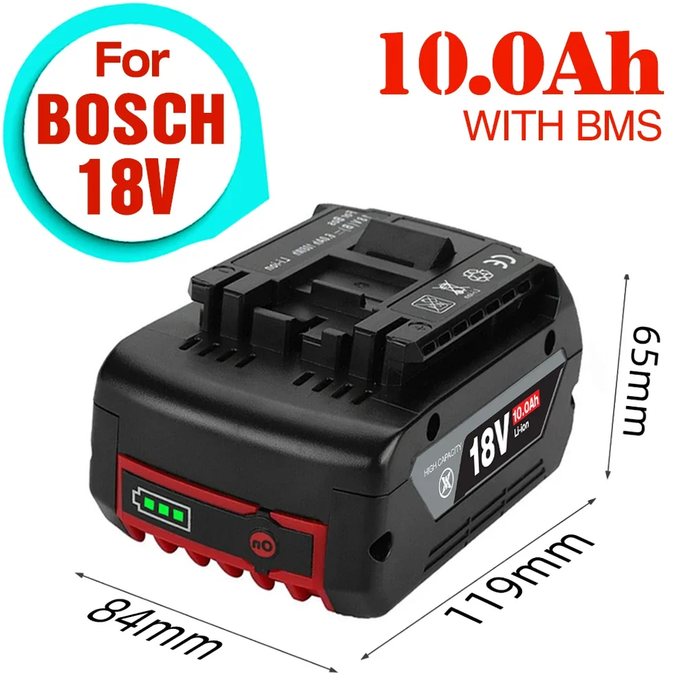 Per Bosch Autentico 18V Bat609 Bat610 Per Bosch 18V Professionale 18V Batteria Agli Ioni Di Litio Trapano Batteria Gba18V Gsr18V Bat618 Bat619