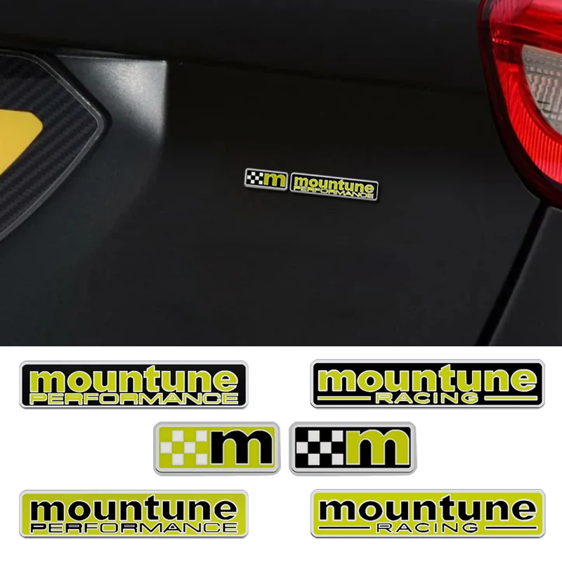 Distintivo Per Auto In Metallo Adesivo Posteriore Con Emblema M Posteriore Per Ford Mountune Performance Racing Focus Fiesta Mondeo Kuga Ecosport Ecob