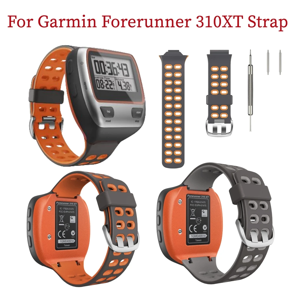 Dexband Cinturino In Gomma Morbida Per Forerunner 310Xt Doppio Colore Cinturino In Silicone Per Cinturino Sportivo Garmin 310Xt