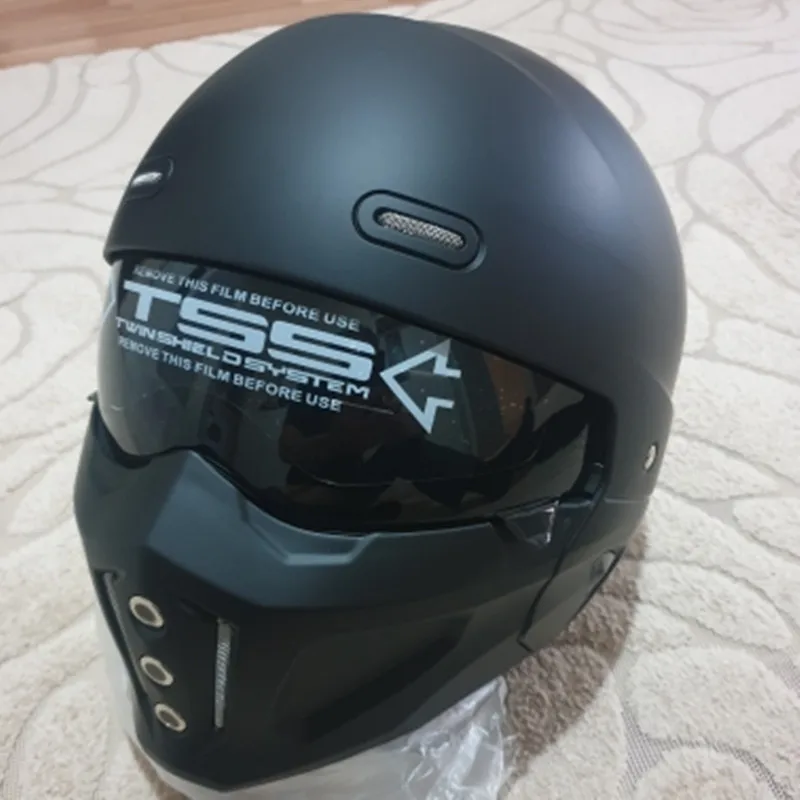 New Scorpion Retro Moto Cascos Moto Locomotiva Personalità Casco Combinato Multiuso Half S M L Xl