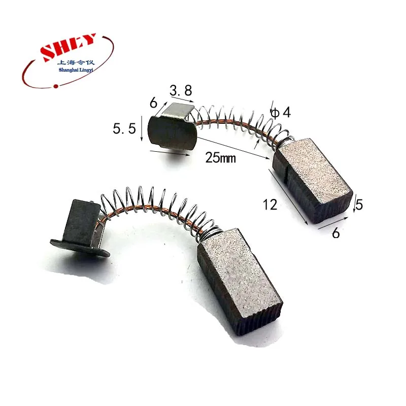 Spazzola Di Carbone Per Dispositivo Di Scansione Radar X-Band 5*6*12Mm Spazzola Di Carbone Radar Marino Jrc / Furuno