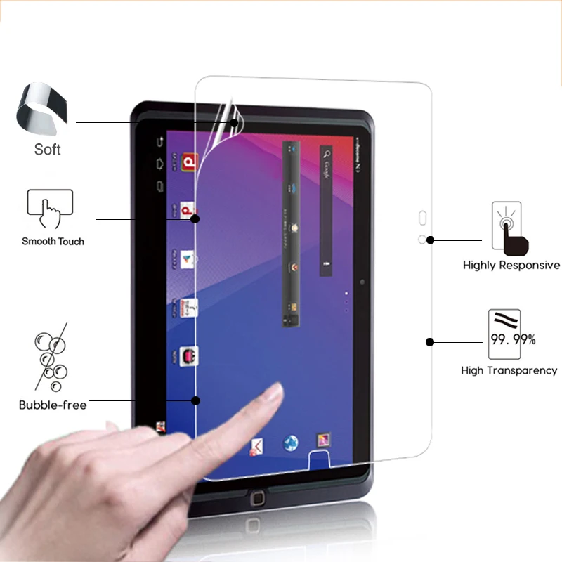 Pellicola Protettiva Per Schermo Lucida Trasparente Hd Premium Per Fujitsu Arrows Tab F-03G Pellicole Protettive Per Schermo Frontale Per Tablet Da 10