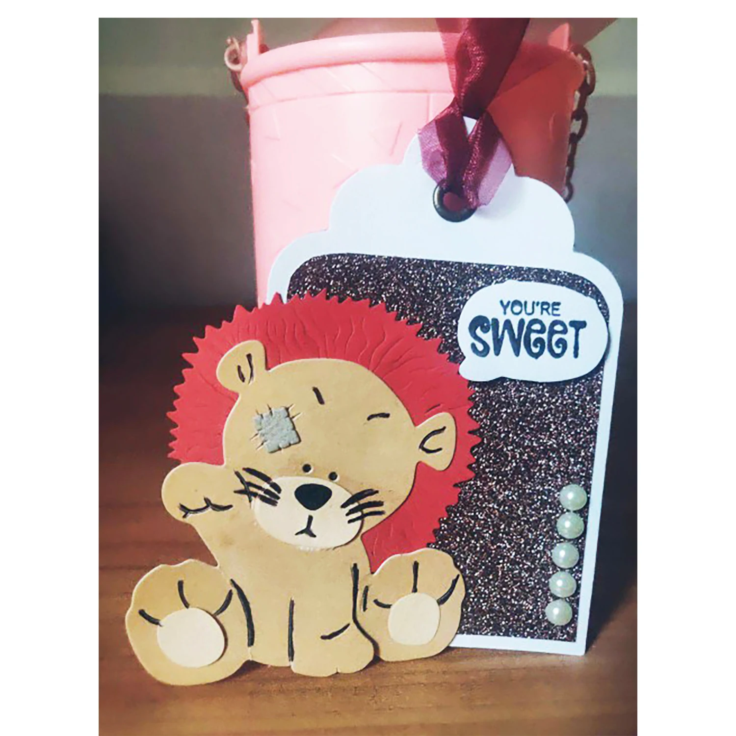 Muppet Lion Metal Cutting Muore Stencil Per Bambole Animali Per Carte Scrapbooking Artigianali Fai-Da-Te Decorative
