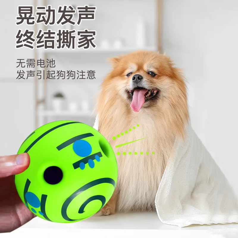 Giocattolo Per Cani Rolling Sounding Ball Self Hi Ball Snicker Ball Amazon Tooth Grinder Alleviare La Depressione Palla Resistente Al Morso Pet Soundi