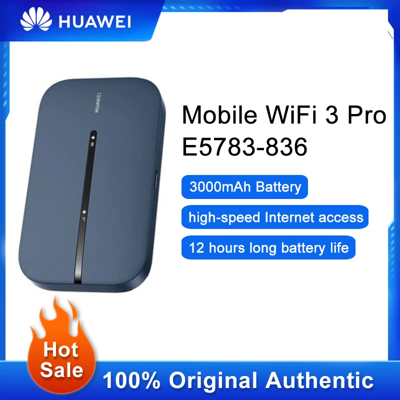 Nuovo Huawei Mobile Wifi 3 Pro Router E5783-836 Pocket Wifi Router 4G Lte Cat 7 Mobile Hotspot Wireless Modem Router 4G Sim Card