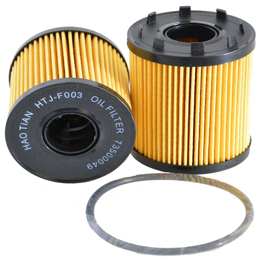 Filtro Olio Per Auto Per Fiat Bravo Ii (198 _) 1.4 T-Jet (198 Axf1B) 2007-2014 198 A1.000 Linea Otimo Viaggio Bussola Oem 73500049