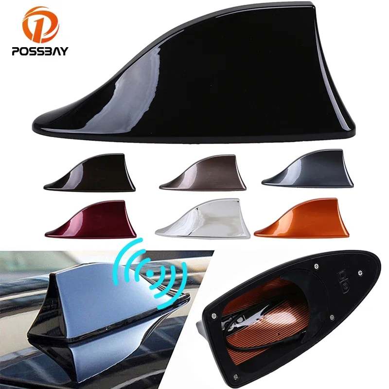 Car Shark Fin Antenna Auto Radio Am/Fm Signal Antenne Decorazione Per Seat Ibiza 6J 6L Mini Cooper Bmw Suzuki Swift Citroen C4 C3