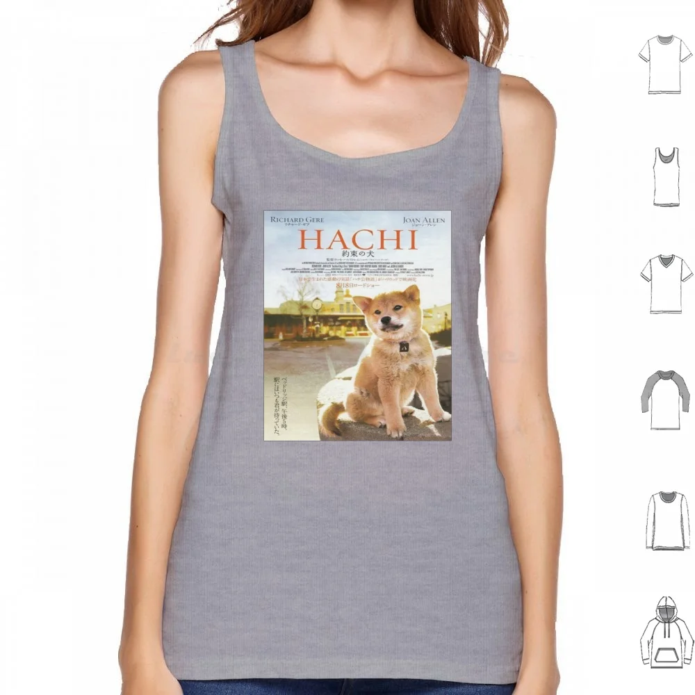 Hachi : A Dog Tale (2009) Canotte Film Gilet Senza Maniche A Dogs Tale Movie A Dogs Tale Film Hachiko Movie Hachiko