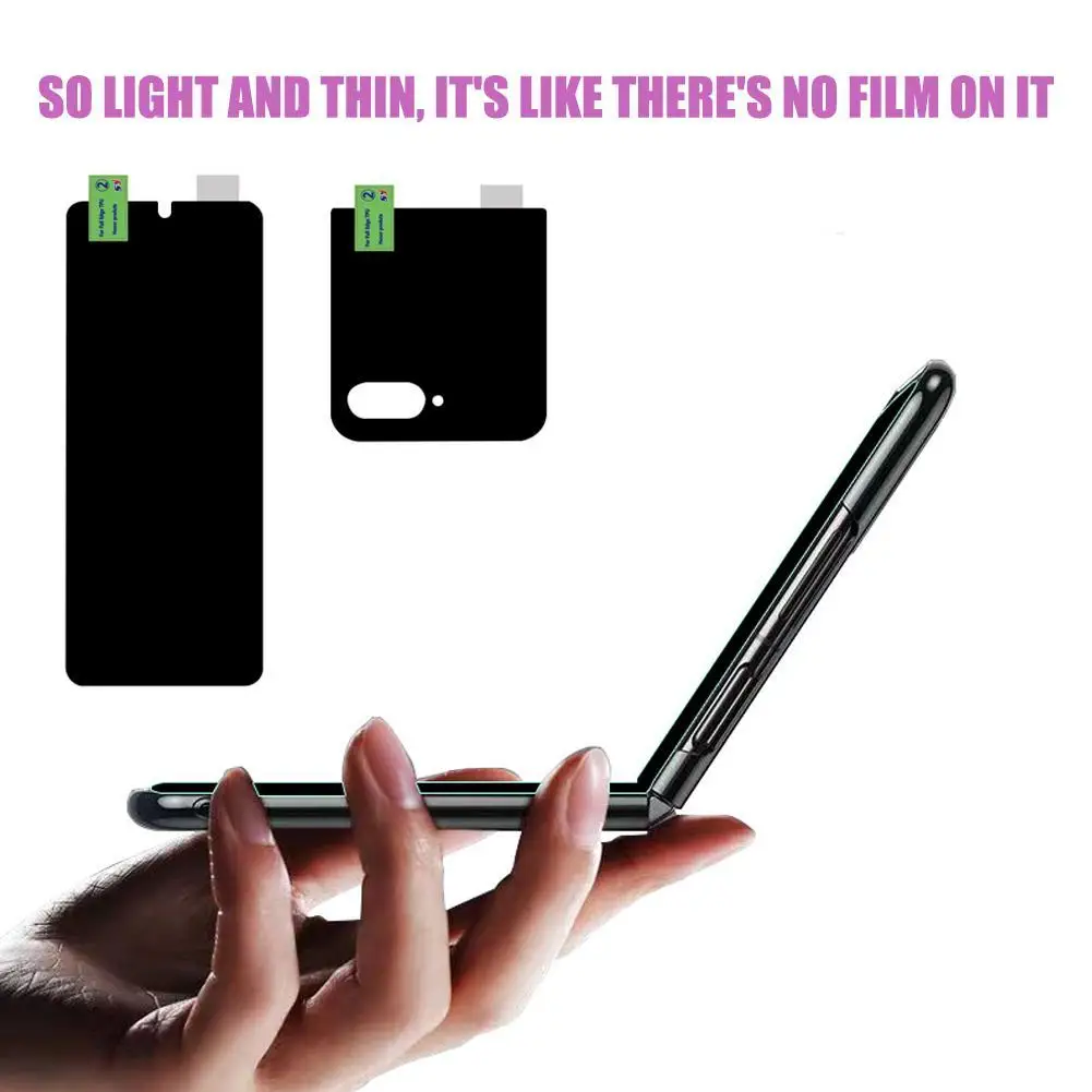 Pellicola Idrogel Hd Per Motorola Razr 40 Pellicola Salvaschermo Ultra Opaca Per Motorola Razr 40 Ultra Privacy Matte Full Cover