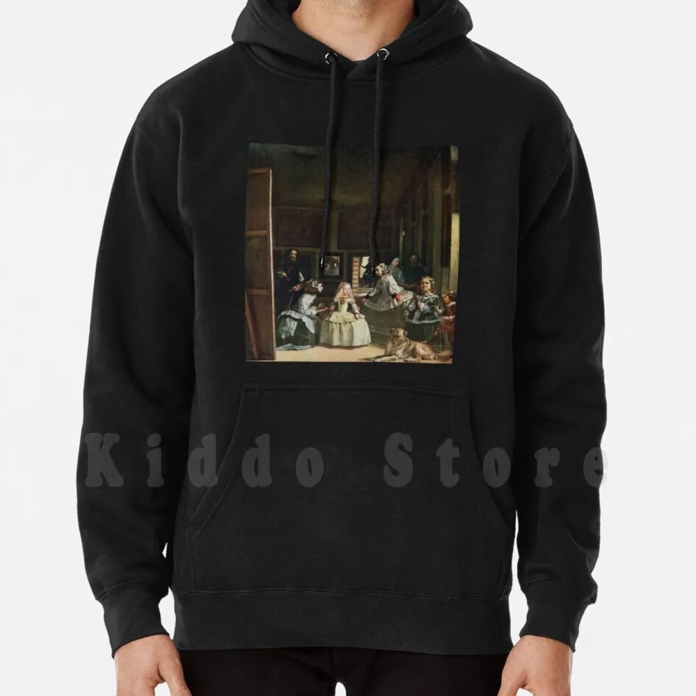 Felpa Con Cappuccio A Manica Lunga Las Meninas Di Catenina Velazraccia Con Cappuccio A Manica Lunga Margherita Theresa Di Spagna Ate Di Spagna Maria B