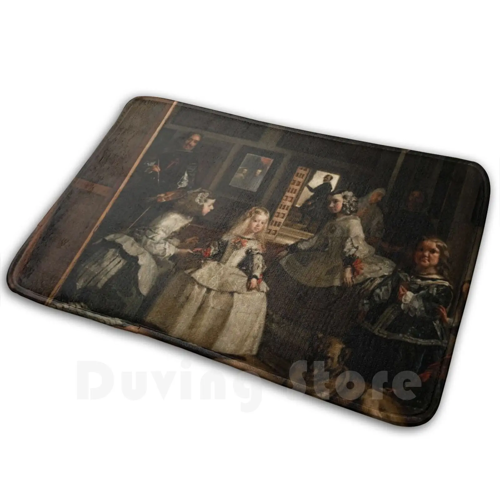 Las Meninas, Eon Velázentes, Meninas, Eon, Velazraccia Tappeto Morbido Antiscivolo 2383 Cuscino Per Moquette Las Meninas Eon