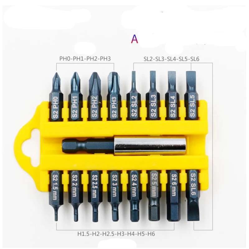 17 Set Di Cacciaviti Elettrici Testa Batch Set Di Trapano Elettrico Cacciavite Cono Aria Batch Head
