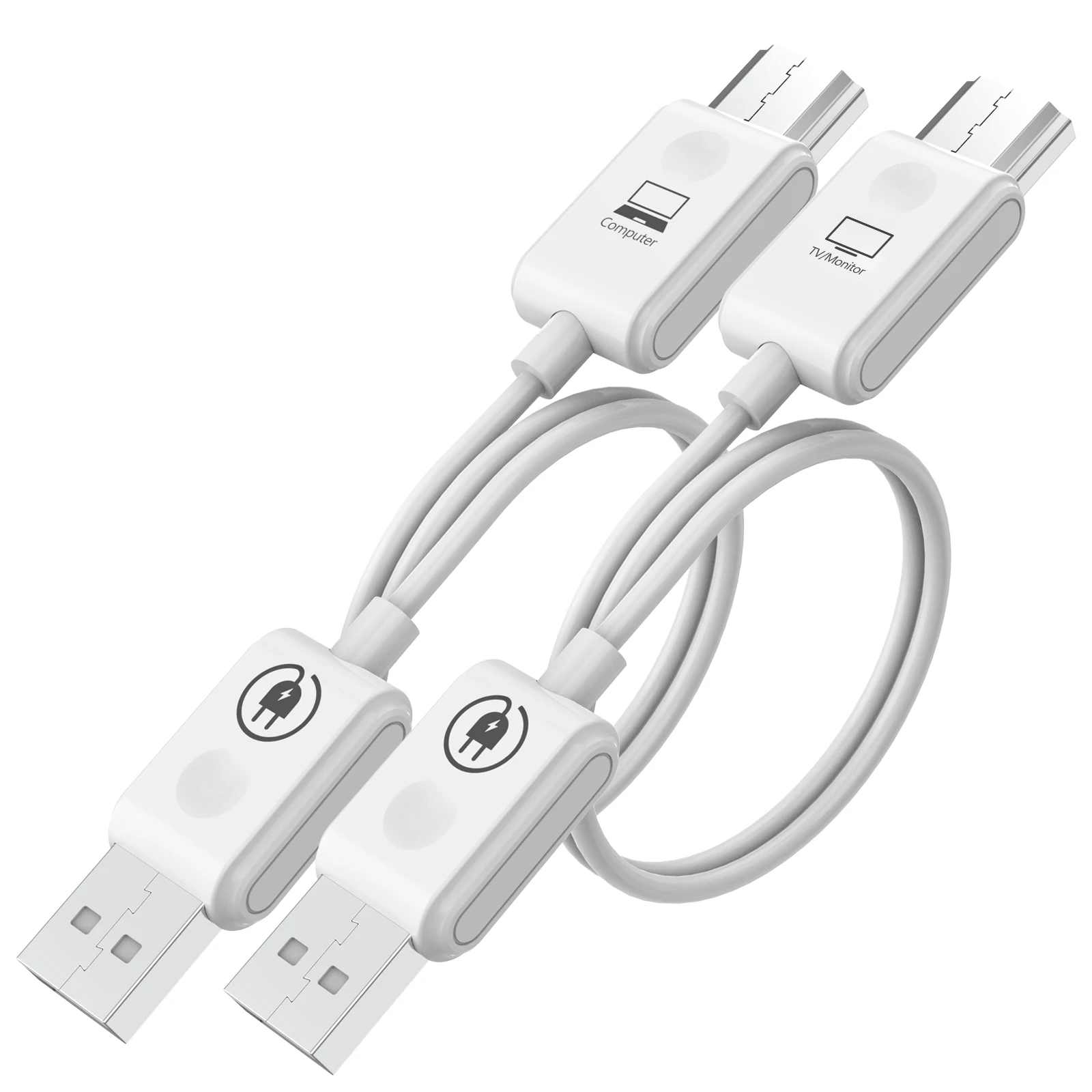 Eppfun Wireless Usb C /Hdmi Trasmettitore E Ricevitore Extender Display Adapter Dongle Per Tv Monitor Proiettore Switch Pc Iphone 15