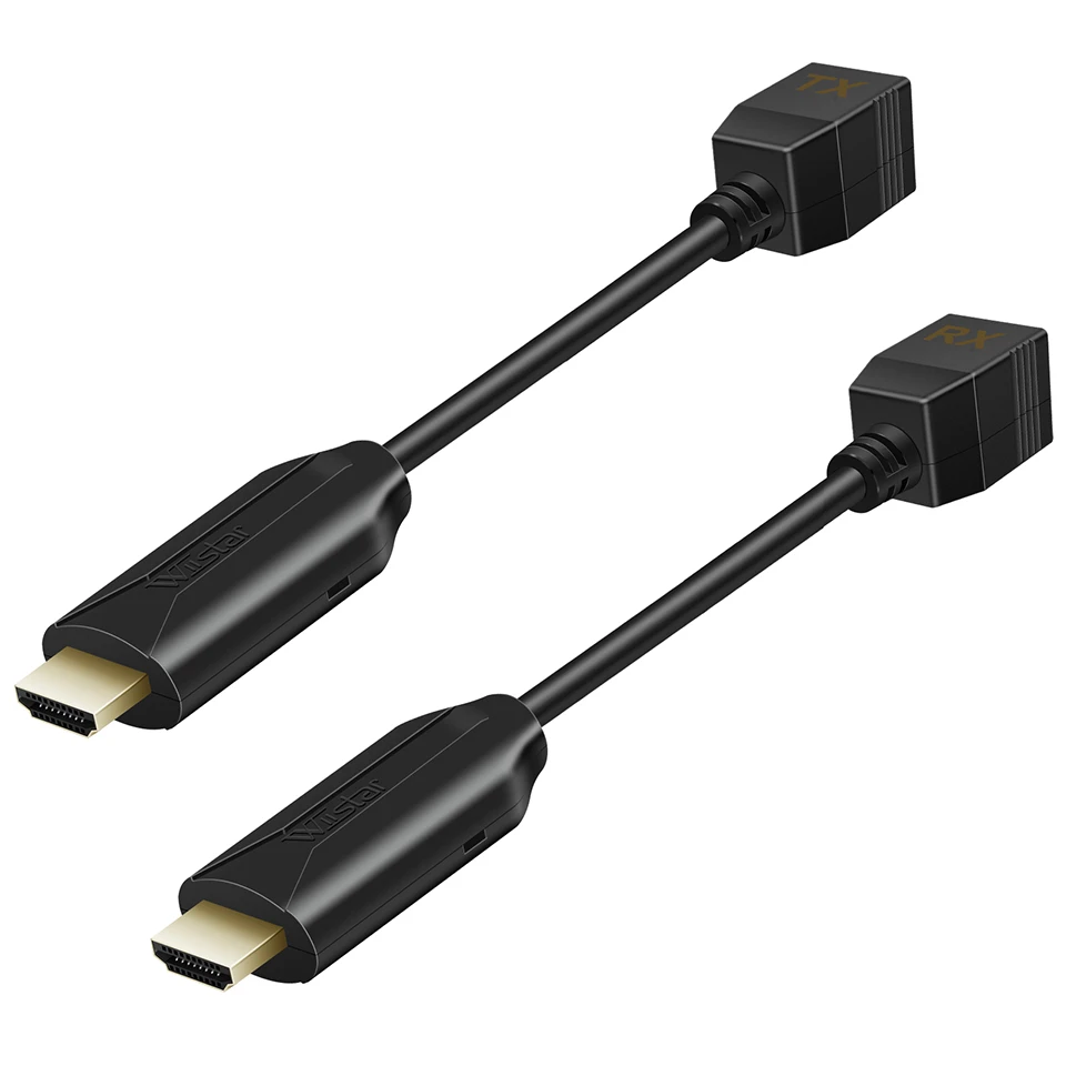 Extender Hdmi Extension Hdmi Fino A 60M Over Extension 60M Su Cavo Ethernet Cat5E / Cat6 Utp Porte Rj45 Rete Lan Per Pc