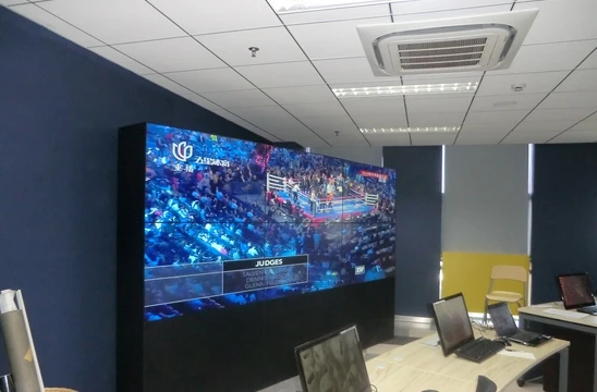 2X3 Samsung 46 Pollici 55 Pollici 4K Pannello 3.5Mm Cornice Pliced Did Led Lcd Tv Video Wall
