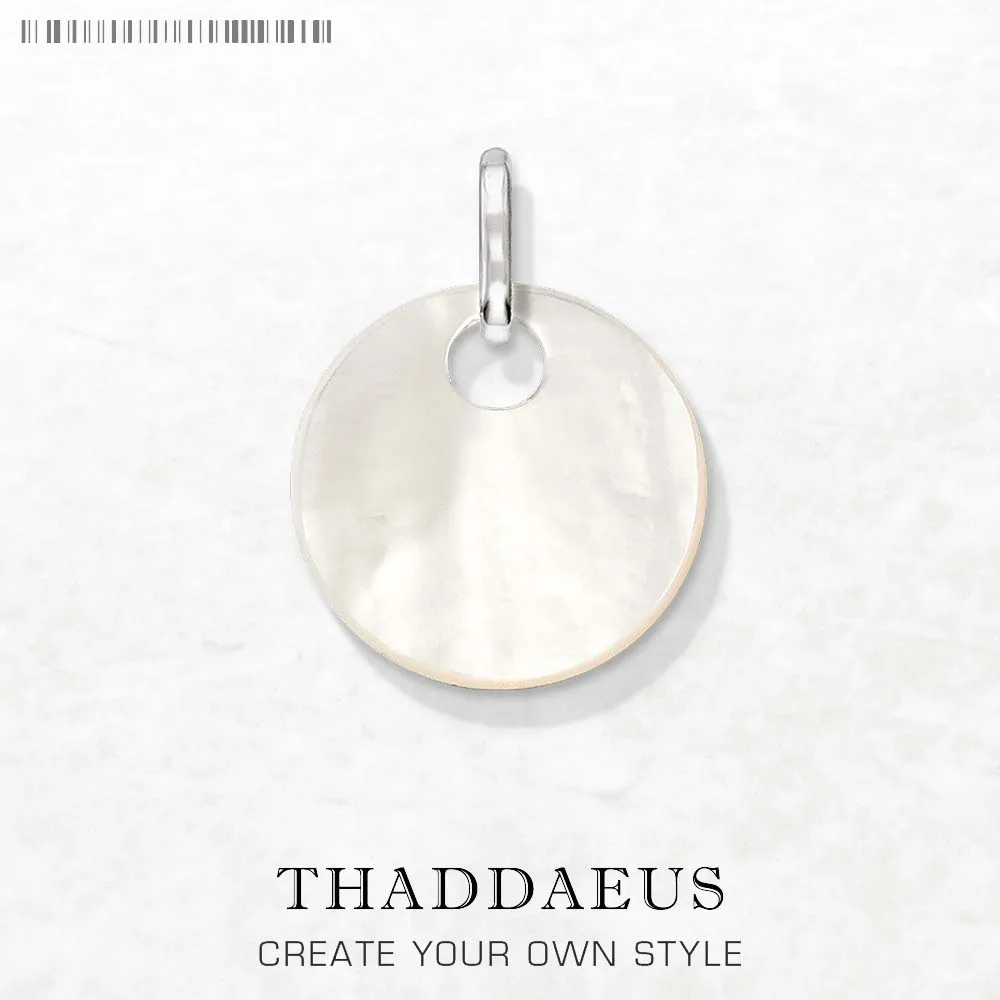 Ciondolo Ornamento Shell Disc Brand New Fashion Jewelry Europe 925 Sterling Silver Soul Accessori Regalo Per Donna