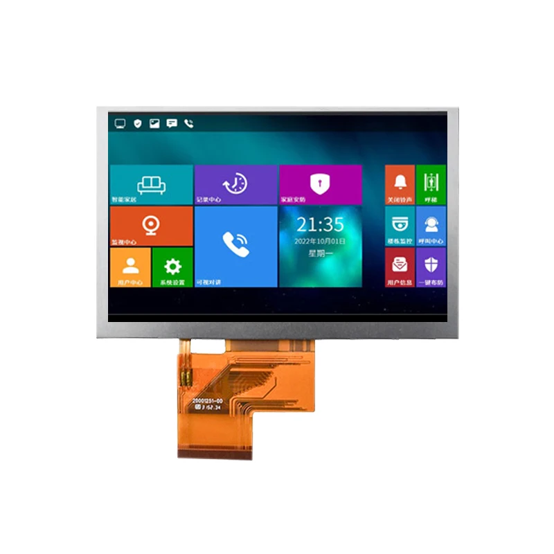 5 Pollici 50 Pin Hd Lcd Tft Gps Pannello Schermo Lcd 800X480 Ej050Na-01G Touch Screen Per Fiat Car Monitor Audio Radio Suoni Sistemi