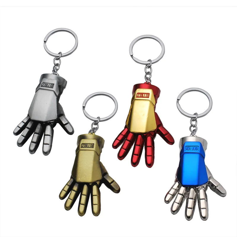 Marvel Avenger 4 Portachiavi Thanos Endgame Glove Captain Marvel Portachiavi Con Ciondolo In Metallo Per Auto