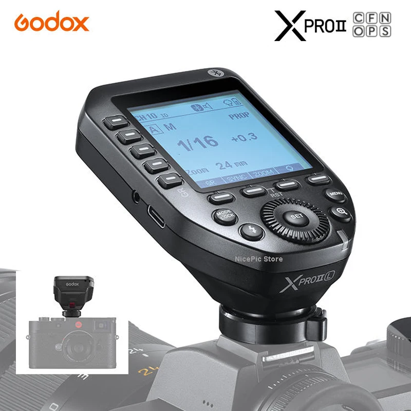 Godox Xpro Ii Ttl Wireless Flash Trigger 2.4G Hss Trasmettitore Controllo Bluetooth Per Leica Canon Nikon Sony Fuji Olympus Pentax