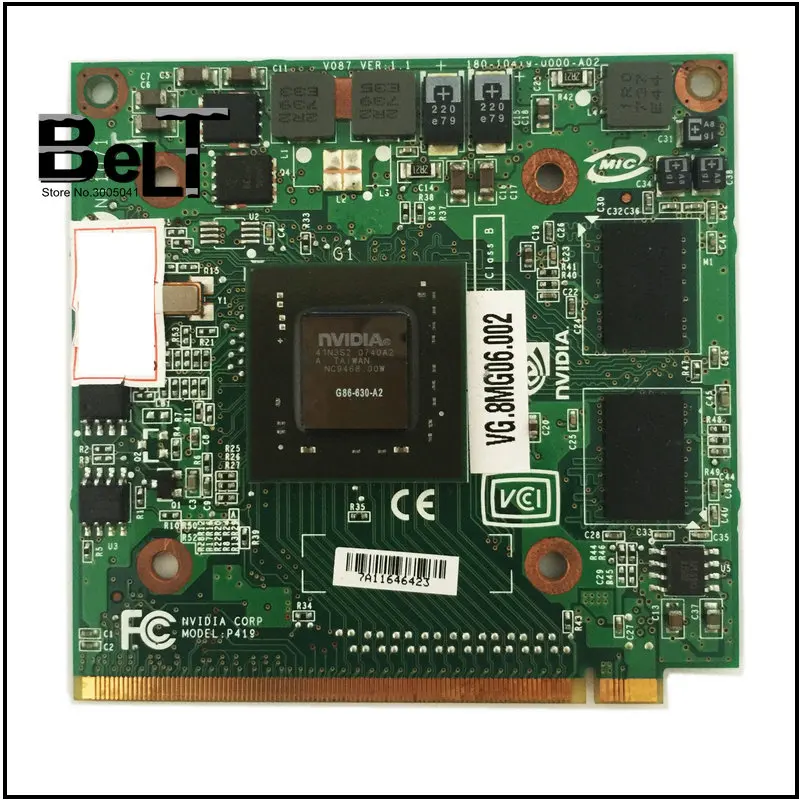 Per Geforce 8400Mg 8400Mg Ddr2 128Mb Scheda Video Grafica Per Acer Aspire 5920G 5520 5520G 4520 7520G 7520 7720G Spedizione Gratuita