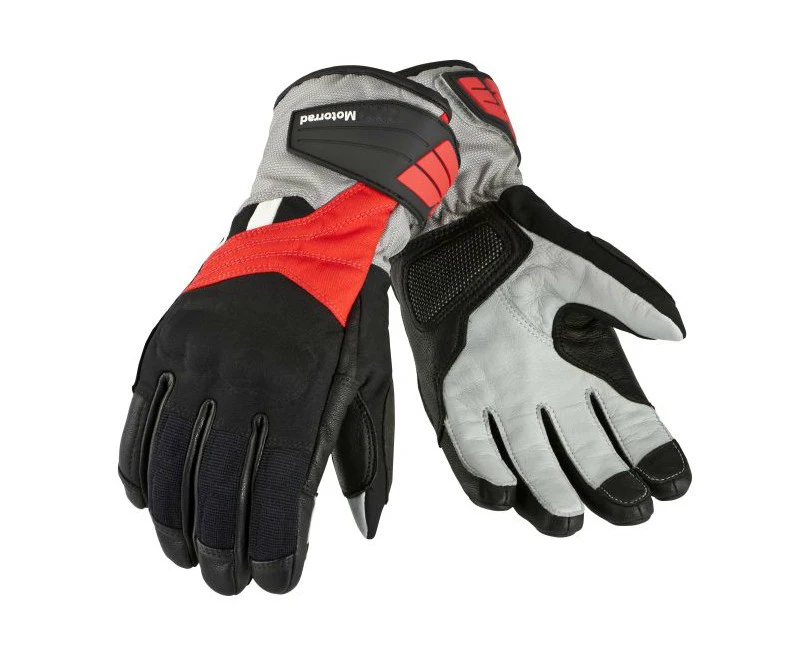 Guanti Moto Gs Dry Uomo Grigio Impermeabile Traspirante Enduro Da Viaggio Per Bmw Pro Glove