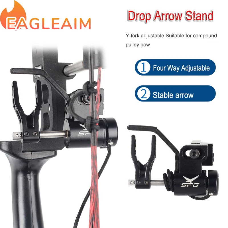 Arrow Rest Composite Pulley Bow Arrow Tiro Con L'Arco Ultracest Hunter Drop Away Rest Regolazione A Sei Vie Sp925 Tiro Con L'Arco Arco Da Competizione