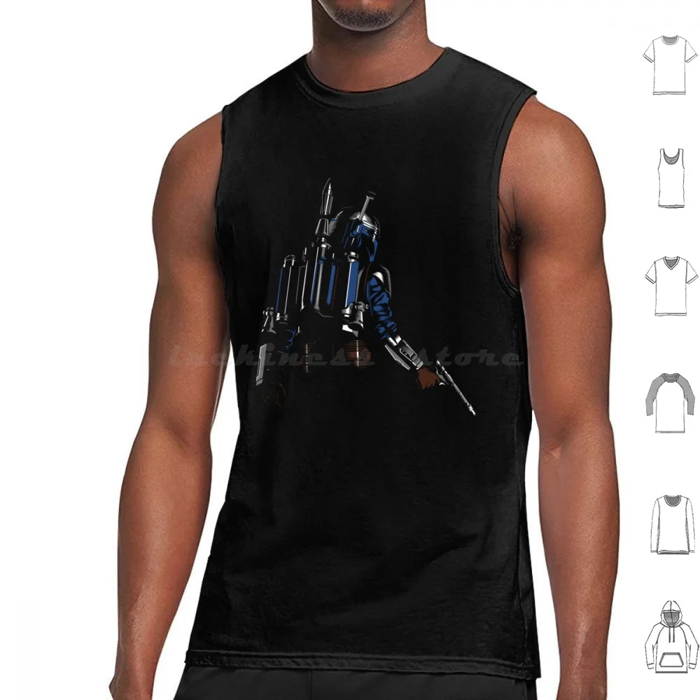 Star Canotte Gilet Senza Maniche Boba Fett Bounty Hunter Fett Jango Fett Jedi The Baby Mando Luke Skywalker Questo È Il Modo Sci