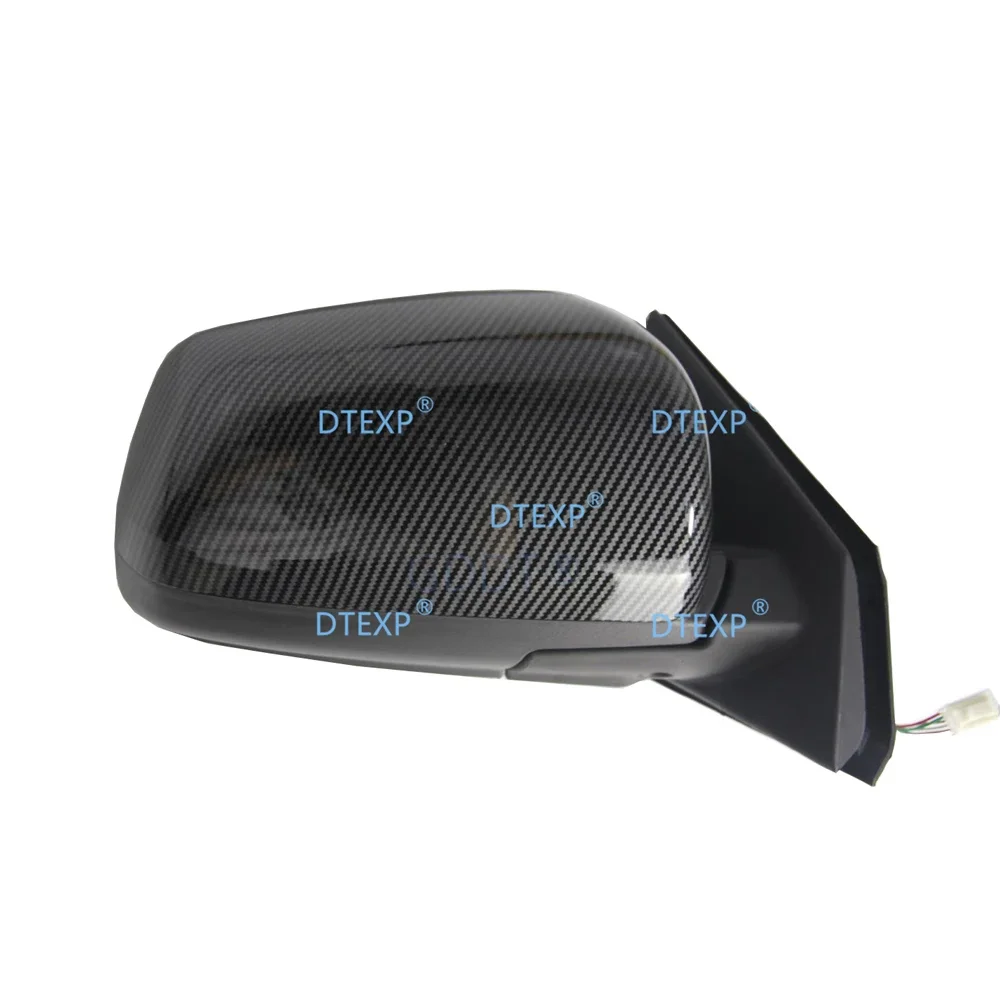 1 Pz Lhd No Painting O Carbon Print Side Mirror Per Lancer Ex 2007-2019 7632 A719 5 Fili Di Calore In Vetro Per Fortis Cx Cy No Fold