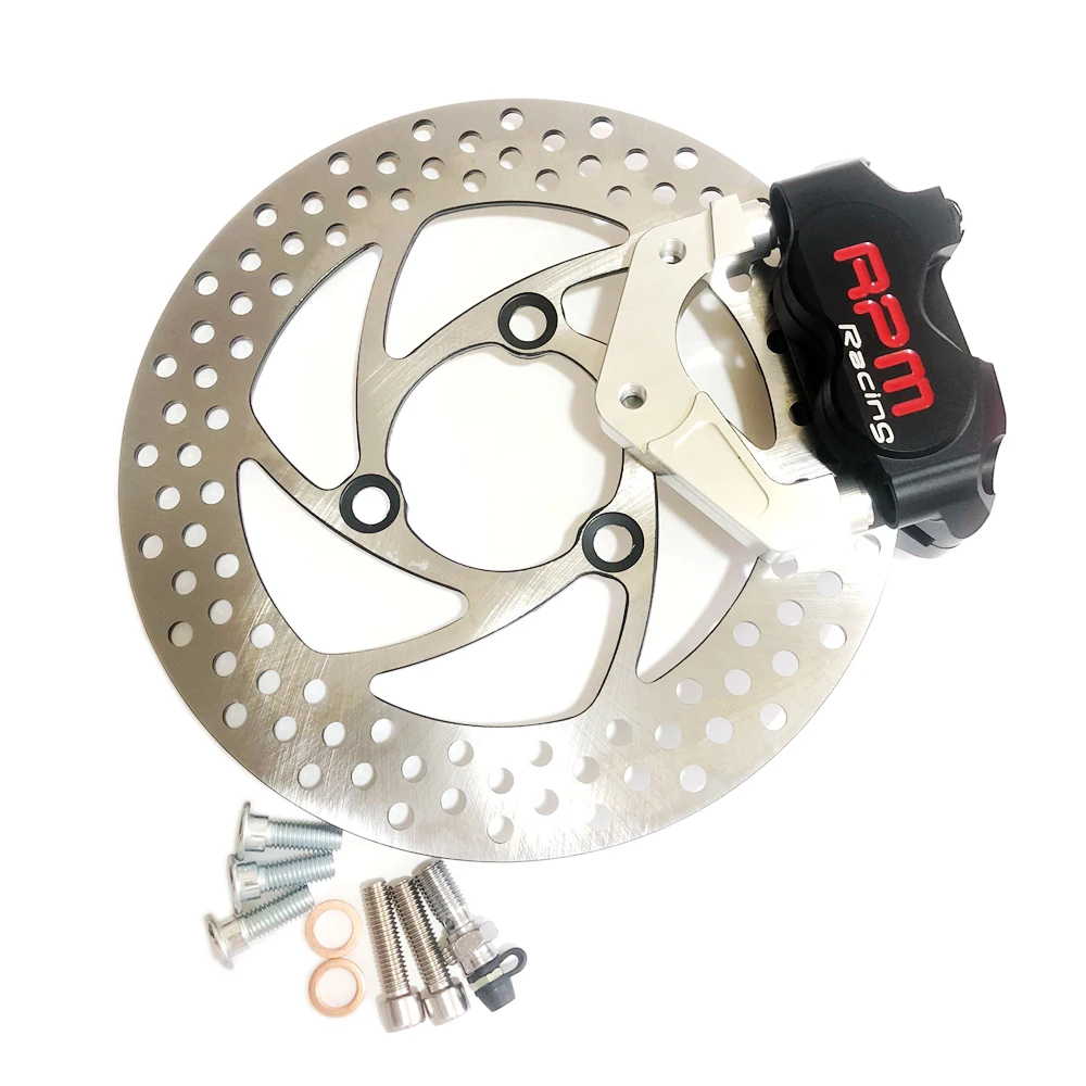 Rpm Moto Scooter Pinza Freno 220Mm Freno A Disco Freno Pompa Adattatore Staffa Sistema Frenante Anteriore Per Yamaha Aerox Jog Bws 100